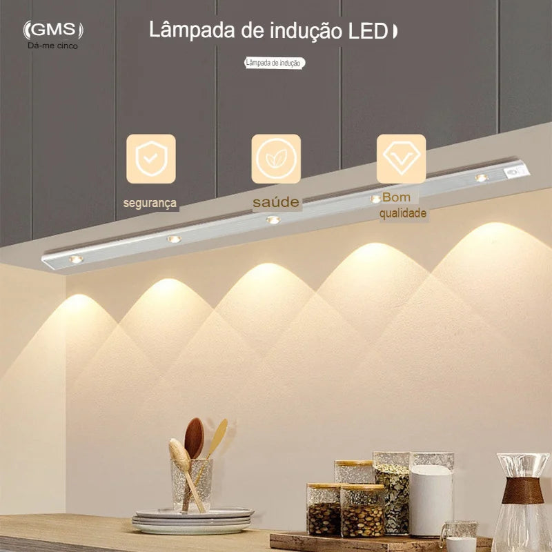 Lâmpada de Led Magnética Com Sensor de Movimento